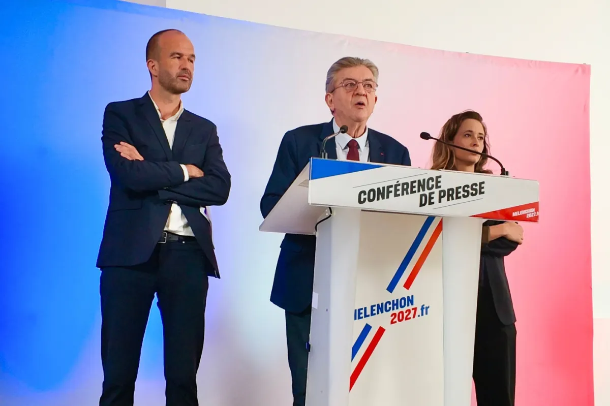 La France insoumise prépare 2027 et présente ses propositions lors d’une conférence de presse à Paris