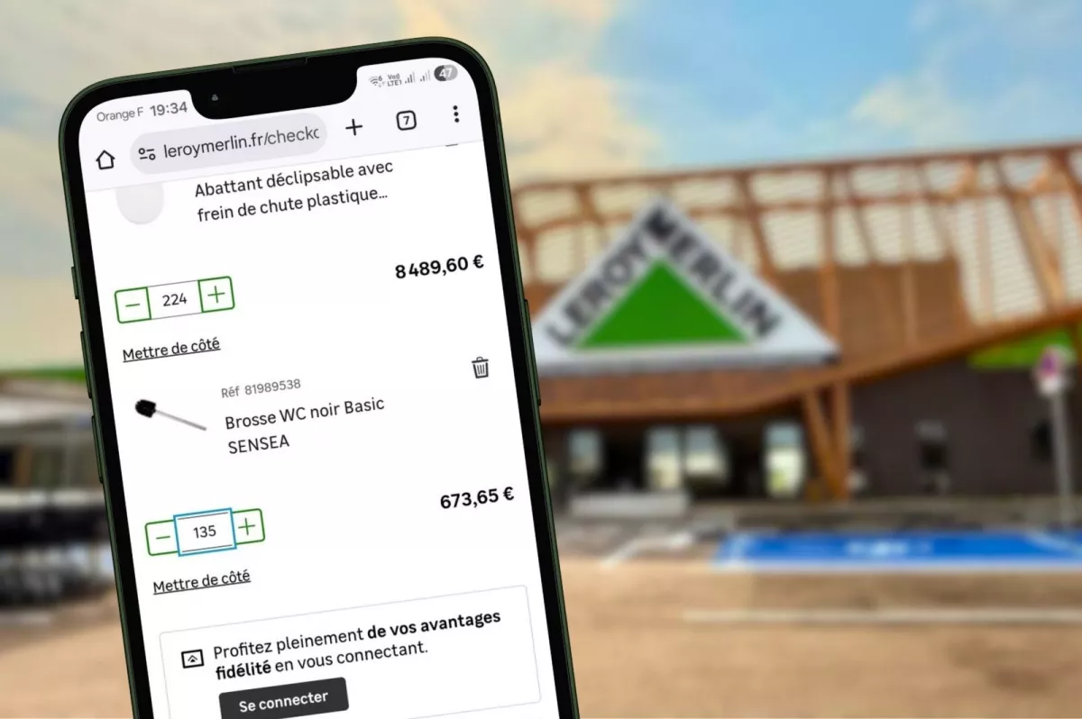 Pourquoi des utilisateurs Twitter affichent des paniers Leroy Merlin avec des brosses WC ?