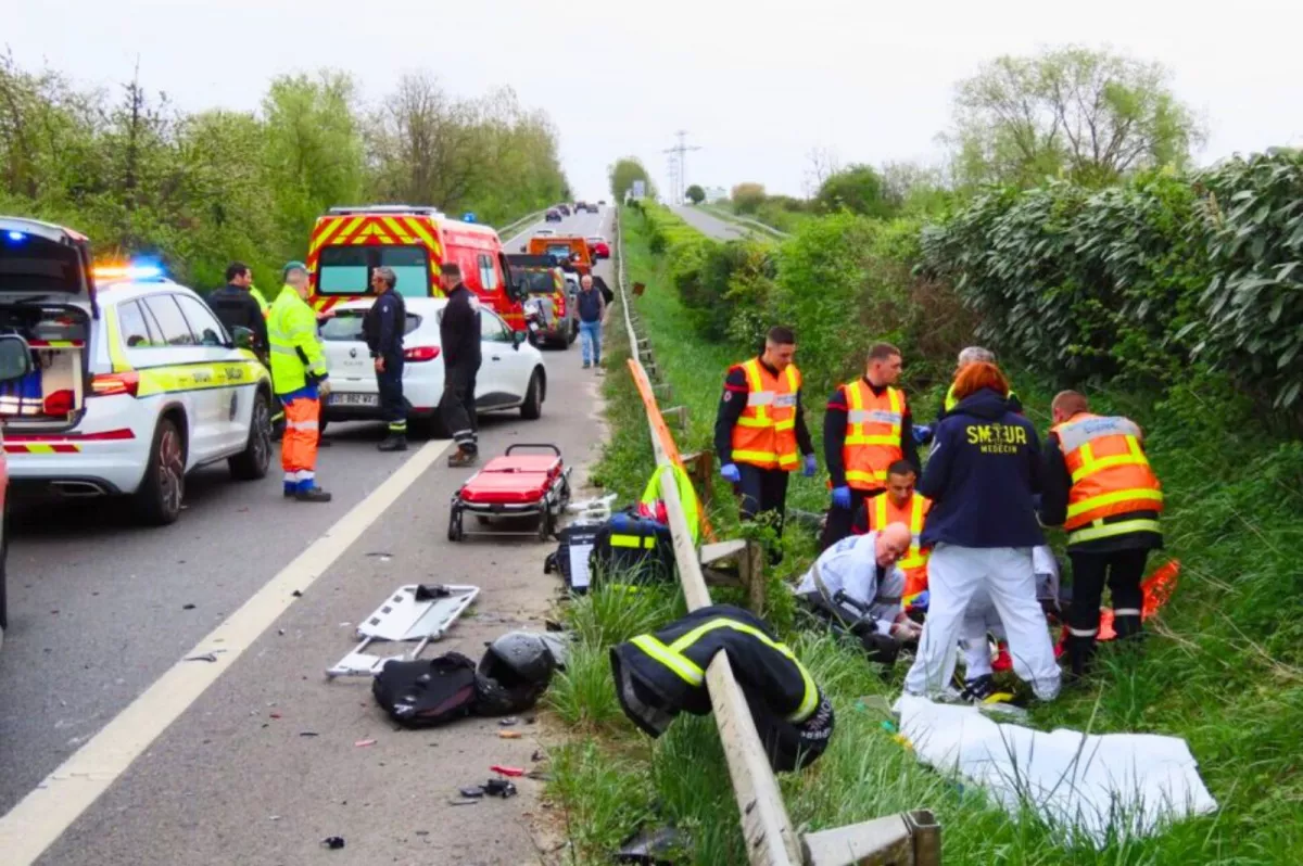 Essonne : un choc frontal entre deux motos sur la D31 à Vert-le-Petit fait un mort et un blessé grave.