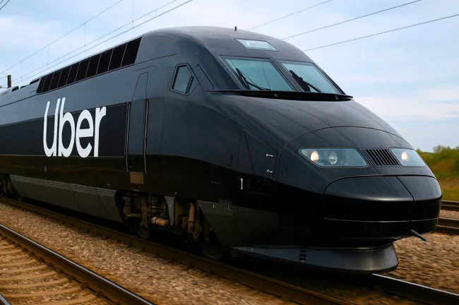 Uber Trains : le géant américain Uber débarque dans le ferroviaire, nouvelle concurrence d’Eurostar.